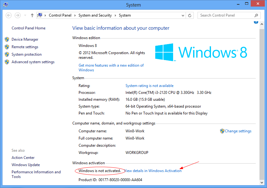 how to change windows installation id